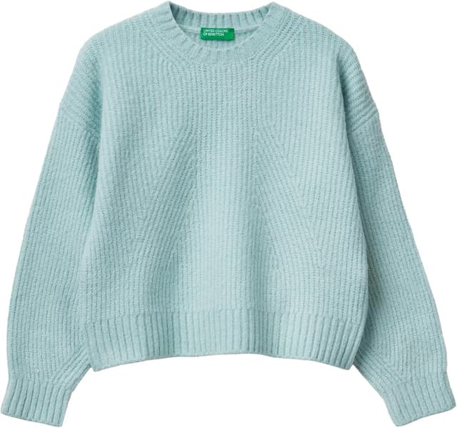 Detalle de United Colors of Benetton maglione girocollo per bambine e ragazze 1rg7c109l