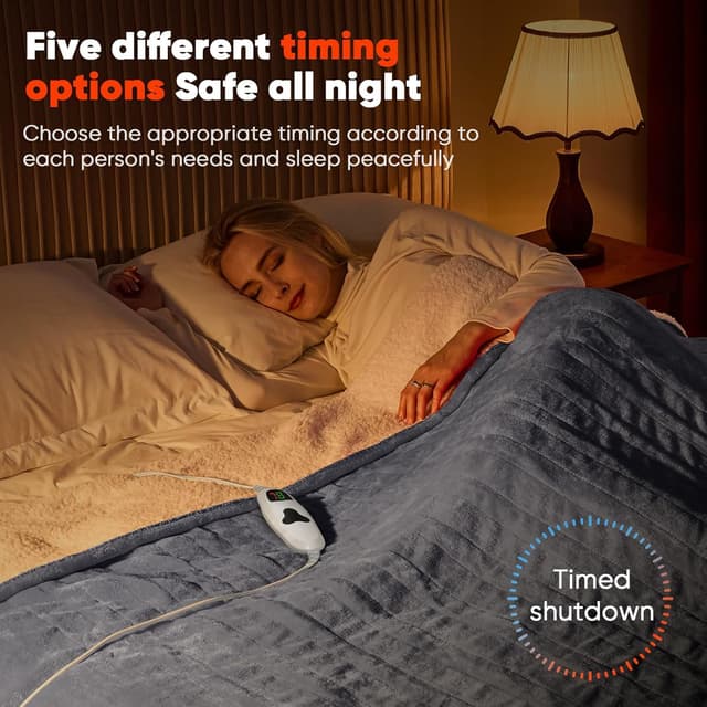 Detalle de greenoak Heated Blanket 50x60 in