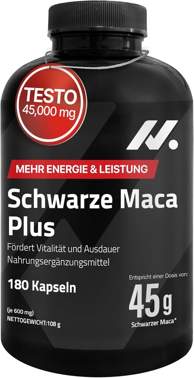 Detalle de Maca Plus 45.000 mg Schwarze Maca