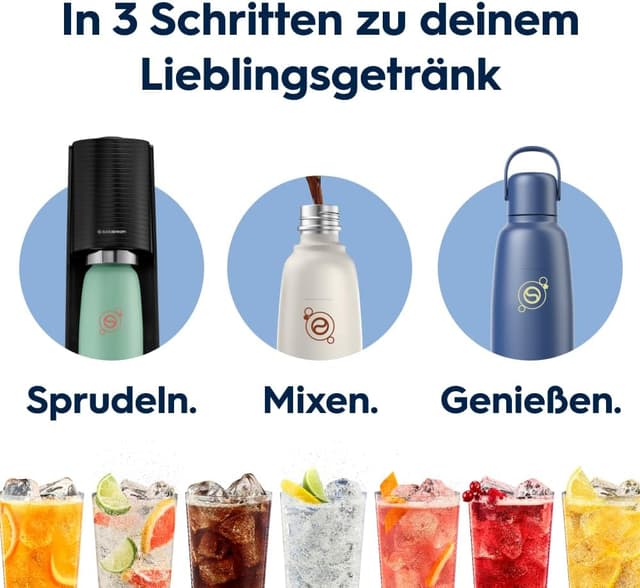 Thumbnail 5 de sodastream Fizz&go COOL 0,9 L Metallflasche đ„€