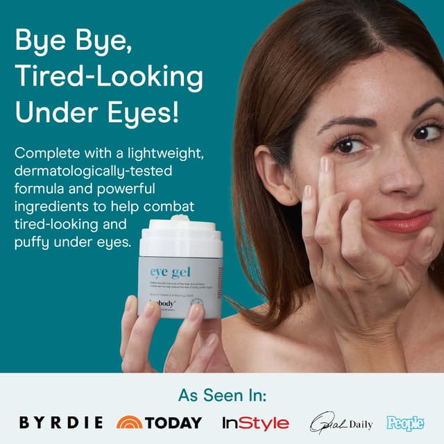 Detalle 2 de Baebody Under-Eye Gel — Advanced Cooling Under-Eye Cream for Dark Circles & Puffiness (50 ml / 1.7 fl oz)