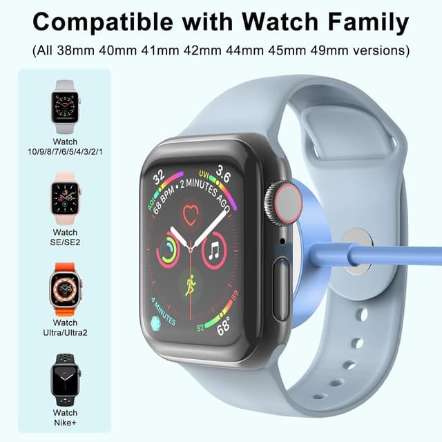 Detalle 2 de Amasuki Verbessertes Apple Watch Ladekabel 1m