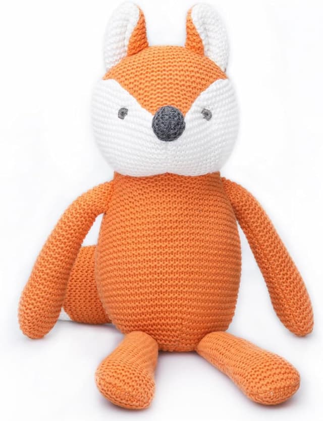 Detalle de Fluffyfun Orange Fox Plush 7.1 in