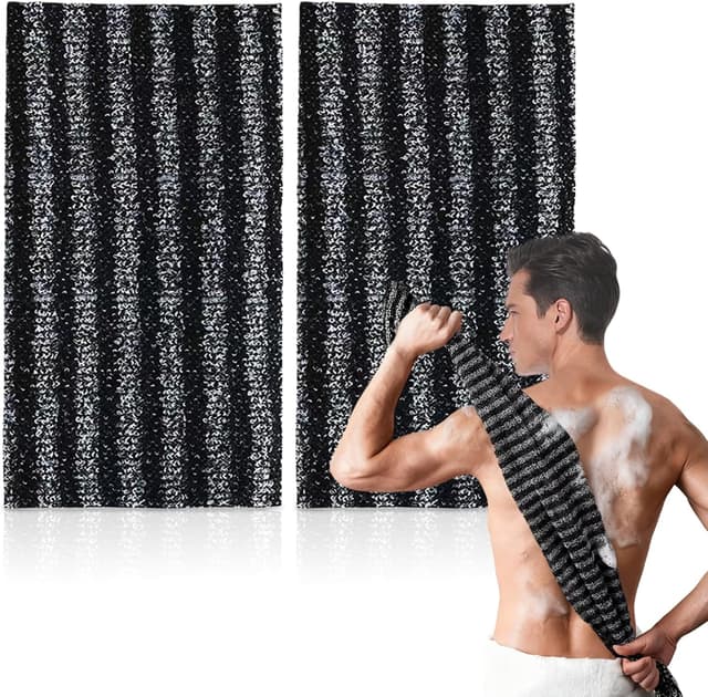 Detalle de flintronic Serviette exfoliante 100 cm pour le dos