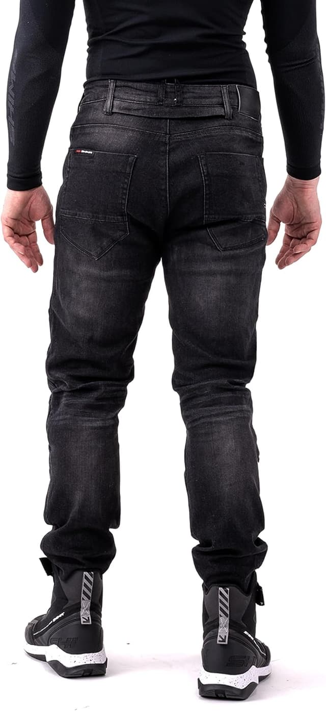 Detalle 2 de Shima Rider Motorrad Jeans Herren Airforce 🏍
