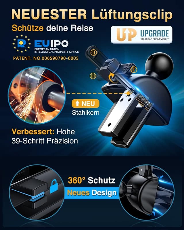 Thumbnail 5 de VANMASS 2026 Handyhalterung Auto 20 kg Belastung