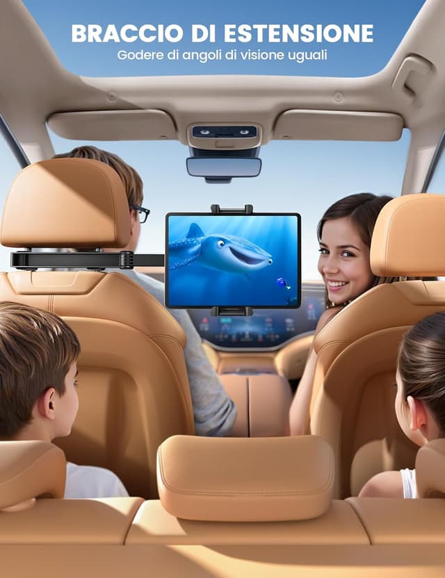 Thumbnail 1 de Lamicall Supporto Tablet Auto 6,1–13