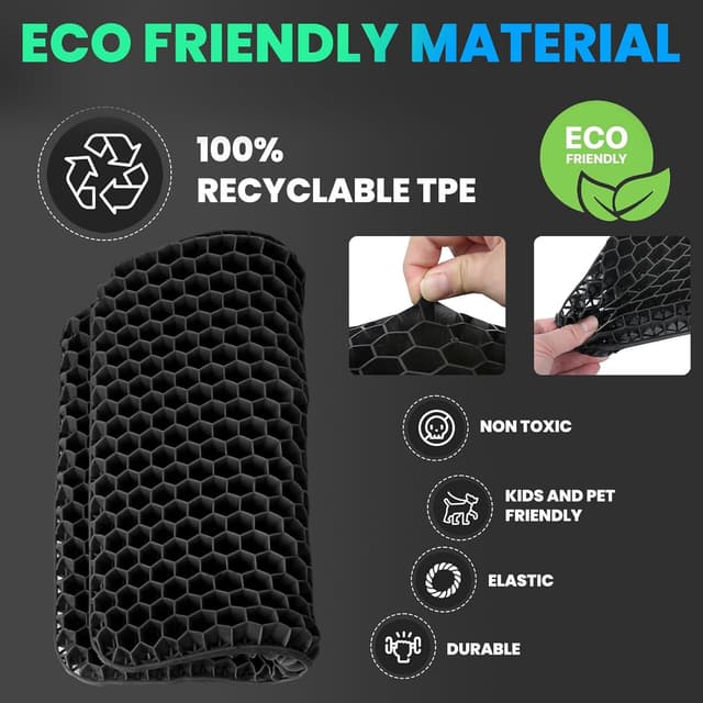 Thumbnail 4 de HSSGGV Cojín de gel 43x39x4 cm para silla