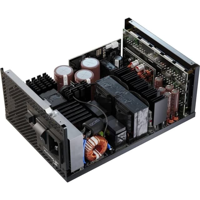 Detalle de Seasonic 1600W Platinum ATX modular, ventilador inteligente