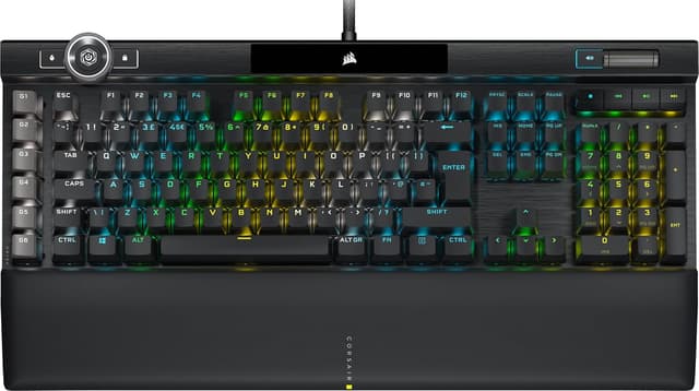 Detalle de Corsair K100 RGB Optical-Mechanical Keyboard