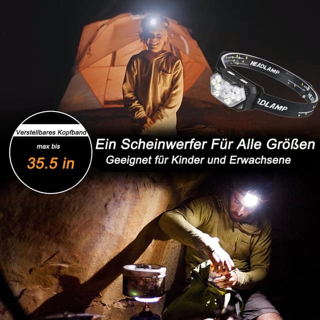 Thumbnail 6 de SENDALE 2 Linterna Frontal LED Recargable 5000 lúmenes