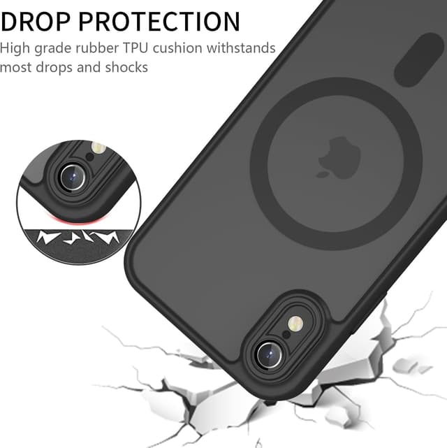 Thumbnail 6 de YUANDMI MagSafe Hülle für iPhone XR – dünn, matt und mit Kameraschutz