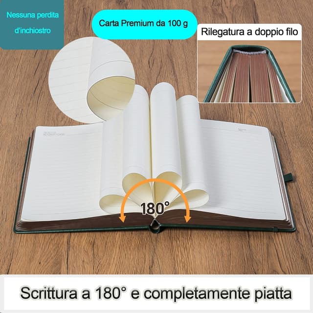 Thumbnail 4 de HwxBen diario A5 con penna 360 pagine