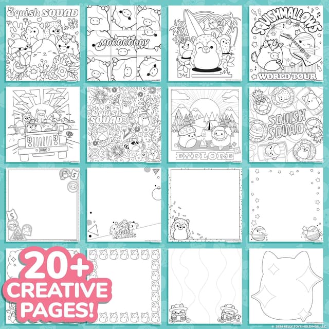 Detalle 2 de Horizon Group USA Original Squishmallows Sketchbook