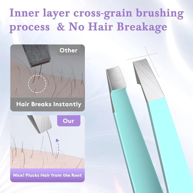 Detalle 2 de Facial Hair Tweezers 4-Pack ⚙