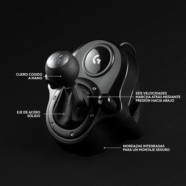 Thumbnail 6 de Logitech G G29 SE Driving Force 🚗 Volante de carreras con pedales, Force Feedback, Cuero + Palanca para PS5, PS4 y PC