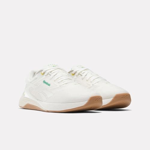 Detalle de Reebok Zapatillas unisex Nano X5 Chalk Alabaster Upgrade Green (talla 40 EU)