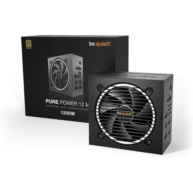 Detalle de Be Quiet! Pure Power 12 M 1200W fuente modular