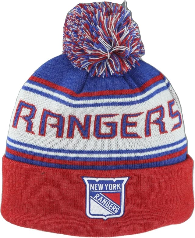 Detalle de ZHATS NHL Unisex Beanie with Pom (Finish Line) – Officially Licensed Knit Hat