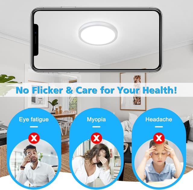 Thumbnail 2 de Befurglor 18W LED Ceiling Lights