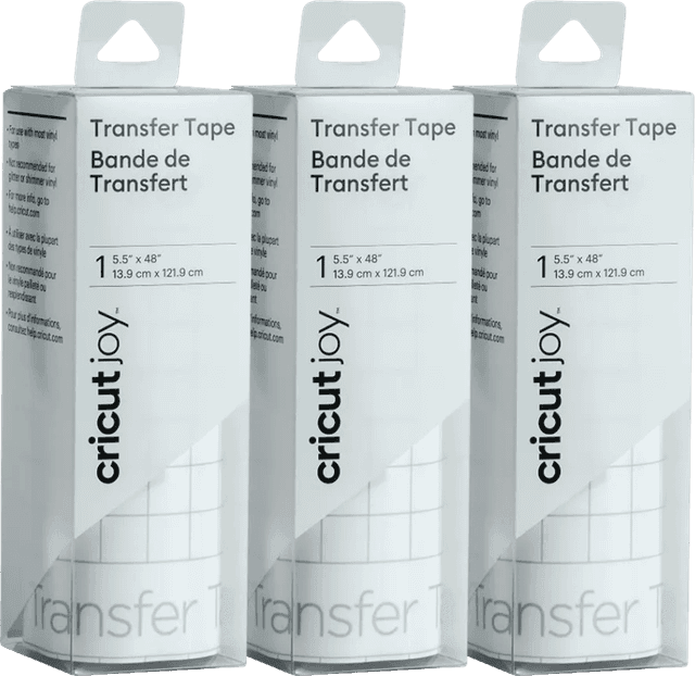 Detalle de Cricut Joy StandardGrip Transfer Tape 14 x 122 cm Transparent 3er-Pack