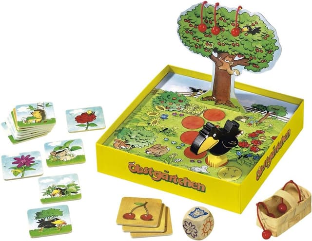 Detalle 2 de Haba 4460 Obstgärtchen 🌱 Juego infantil de atención