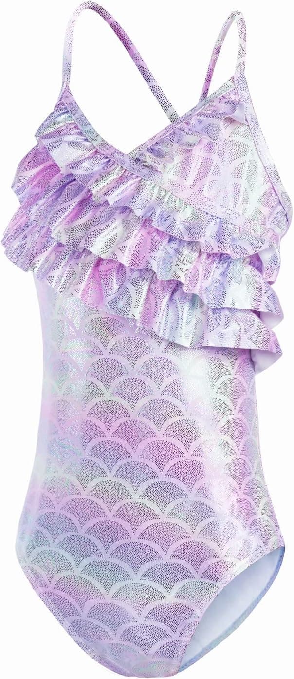 Detalle de Flintronic costume da bagno intero per ragazze, bikini senza maniche estivo