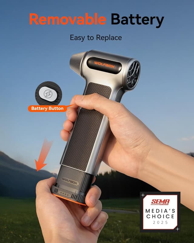 Thumbnail 1 de WOLFBOX MF200 Air Blower with Removable Battery