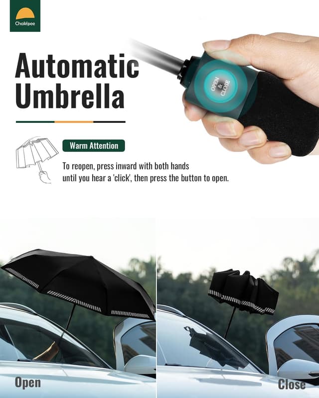 Thumbnail 2 de Chakipee Umbrella 370g Compact Windproof
