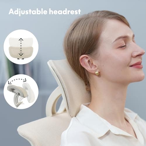 Thumbnail 6 de FLEXISPOT Silla de Oficina Ergonómica con Reposabrazos y Lumbar