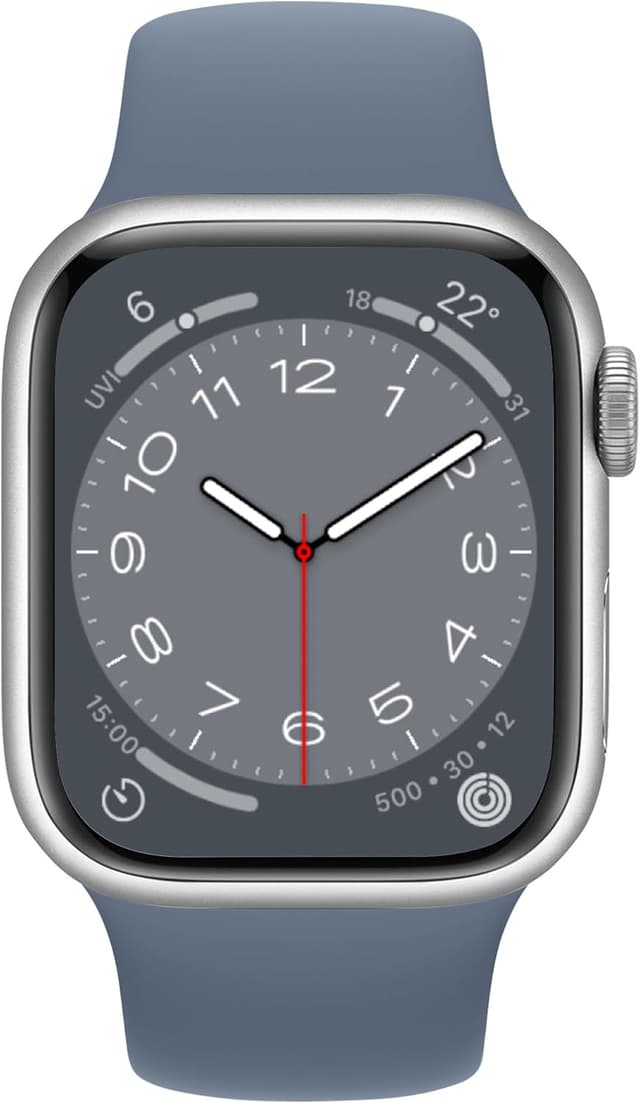 Detalle 2 de Bracelet Sport ELETTRONEO SBC1 en silicone pour Apple Watch (Ultra 3 49 mm, 2 46 mm, 9/8/7 45 mm, etc.) – Bleu tempête