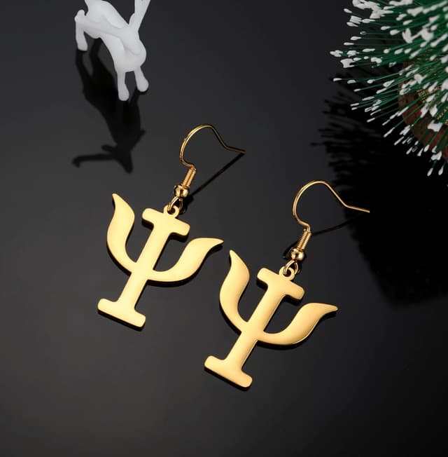 Detalle 1 de EUEAVAN Psi-Symbol Creolen für Frauen