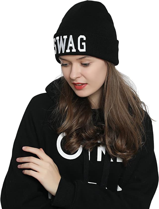 Detalle 2 de DonDon Berretto donna invernale nero beanie