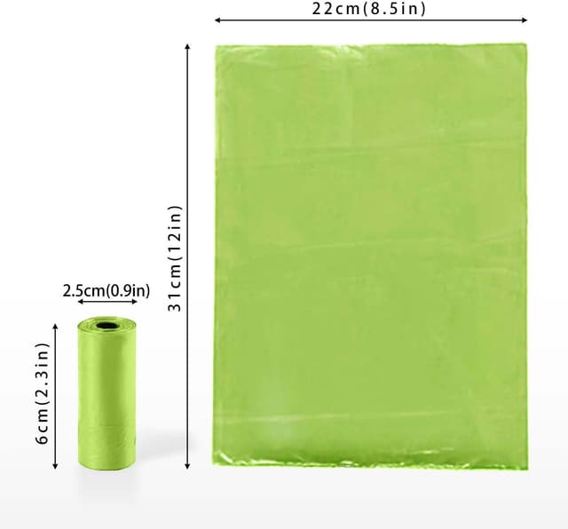 Thumbnail 5 de AiTodos® Lot de 300 sacs à crottes 31 x 23CM 🐕