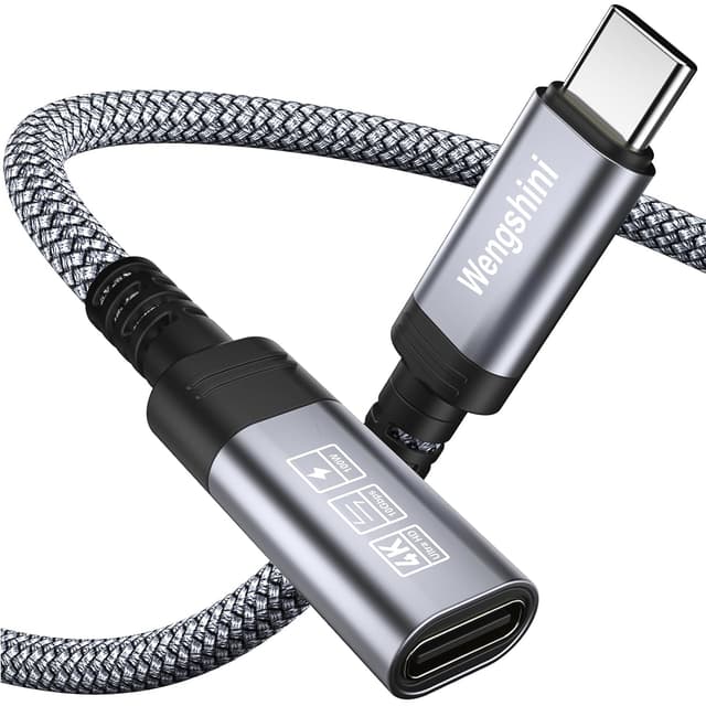 Detalle de Wengshini USB C Verlängerung 1,5 m