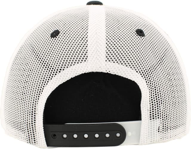 Detalle 2 de ZHATS Standard NCAA Officially Licensed Trucker Hat (Penn State) — Dakota Switchback Patch, Black/White, One Size