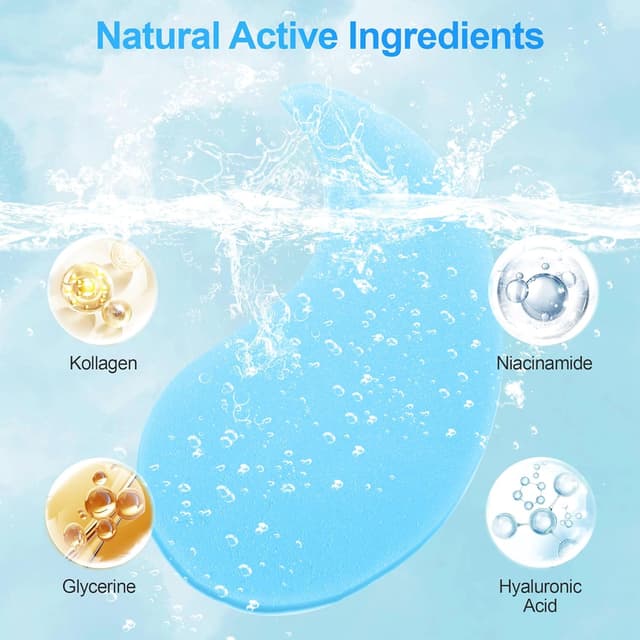 Detalle de 60 PCS Parches Colágeno para Ojos 💧 Reducen Ojeras y Líneas Finas