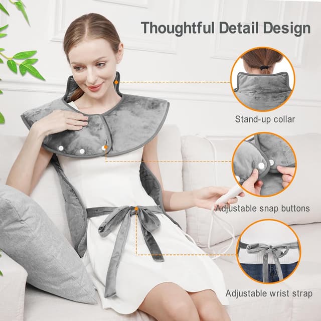 Thumbnail 4 de Fast Heating Electric Heating Pad 37x24 inch