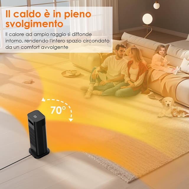 Thumbnail 4 de Minthouz Stufetta 2000W stufa elettrica