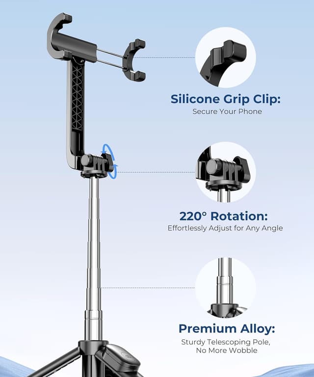 Thumbnail 4 de Fuloview 67" Selfie Stick Tripod