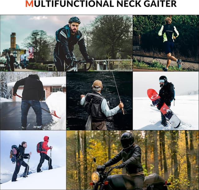 Thumbnail 5 de ROCKBROS Scaldacollo Maglia Antivento 1 pezzo 🧣