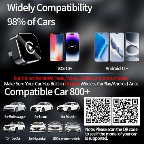 Thumbnail 1 de MUSHUI CarPlay inalámbrico 2 en 1