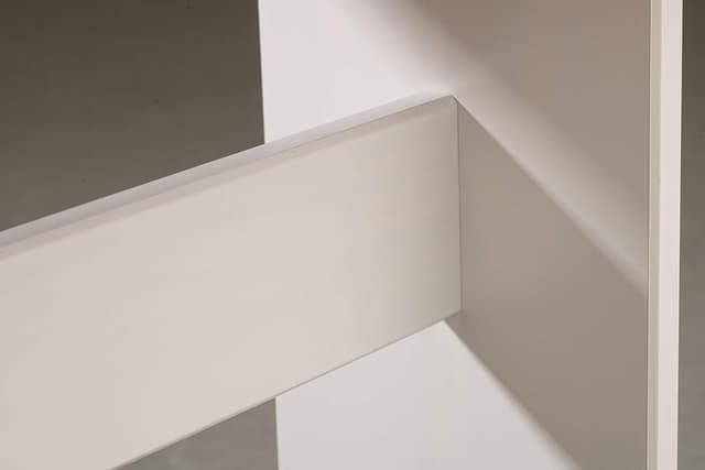 Detalle 2 de Inter Link panca in legno massiccio di pino Westerland 32.2, laccato bianco e marrone seppia