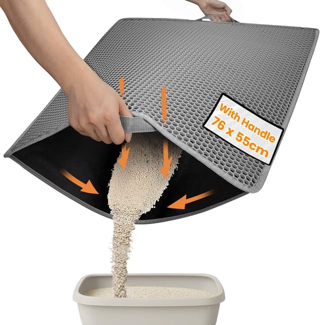 Imagen de Conlun Jumbo Cat Litter Mat with Handles en OfertitasTOP