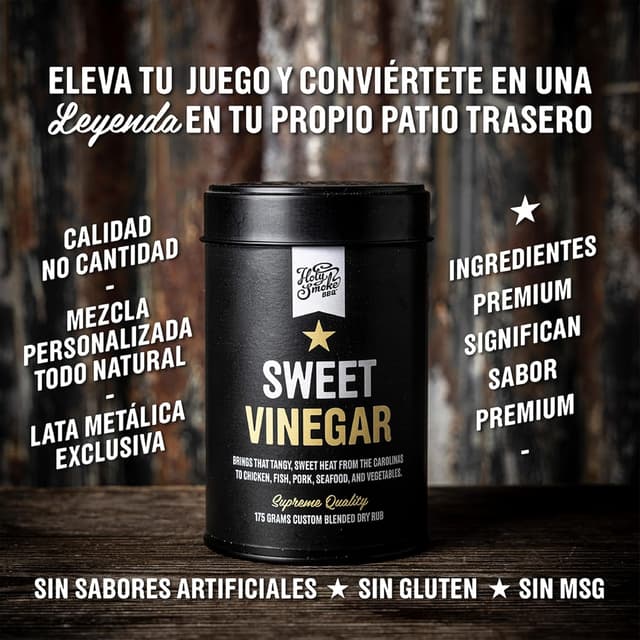 Thumbnail 2 de Holy Smoke BBQ Rub Sweet Vinegar 🍖 175g