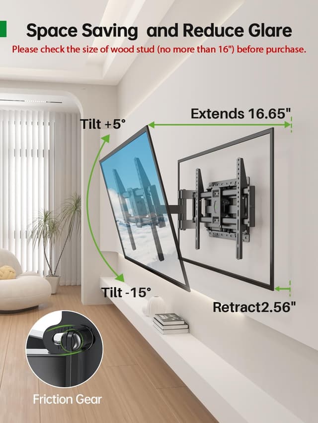 Thumbnail 6 de USX Mount Full Motion TV Wall Mount 132 lb