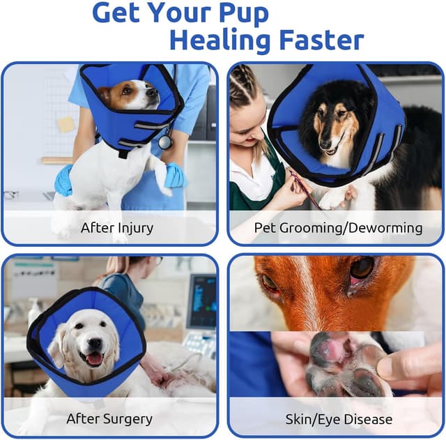 Thumbnail 3 de PUZAUKAL Dog Cone After Surgery Soft