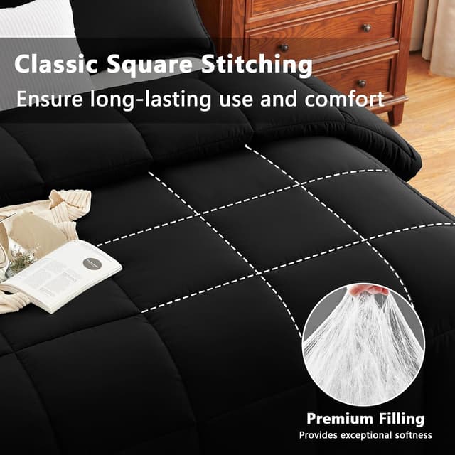 Thumbnail 1 de CozyLux Queen Comforter Set 88x88