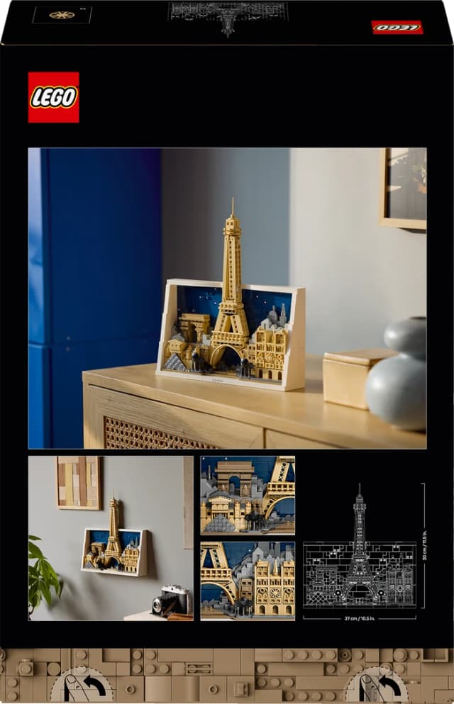 Detalle de LEGO Architecture Paris - Stadt der Liebe 21064 958 Teile