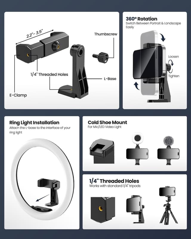 Thumbnail 6 de UBeesize 12-inch Ring Light